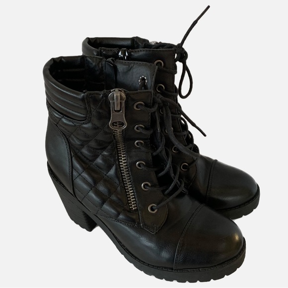 (3 for $20) RAMPAGE Quilted Pleather Boots Sz 6.5 - Picture 3 of 8